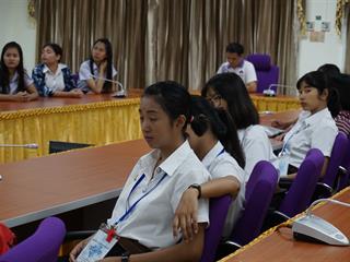คณาจารย์และนิสิต,ชั้นปี,ที่,1,สาขาการจัดการสื่อสาร,คณะวิทยาการจัดการและสารสนเทศศาสตร์,,เรียนรู้การใช้บริการสารสนเทศ