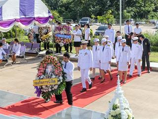 อธิการบดี,ม.พะเยา,นำทีมวางพวงมาลา,‘วันมหิดล’,ถวายราชสักการะ,,น้อมรำลึกพระมหากรุณาธิคุณ,พระบิดาแห่งการแพทย์แผนปัจจุบันของไทย