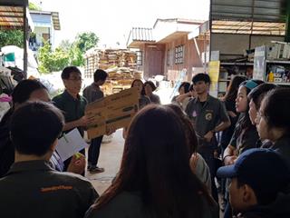 SEEN,พานิสิตดูงานศูนย์จัดการขยะรีไซเคิลวงษ์พาณิชย์