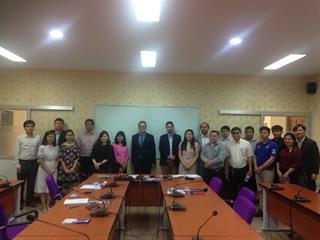 ศูนย์พัฒนาเทคโนโลยียานยนต์และขนส่ง,ม.พะเยา,ประชุมหารือแนวทางการพัฒนาด้านวิศวกรรมขนส่งทางรางและโลจิสติกส์,