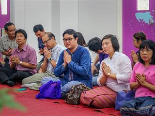 คณะรัฐศาสตร์และสังคมศาสตร์,มหาวิทยาลัยพะเยา,จัดงานทำบุญคณะรัฐศาสตร์และสังคมศาสตร์