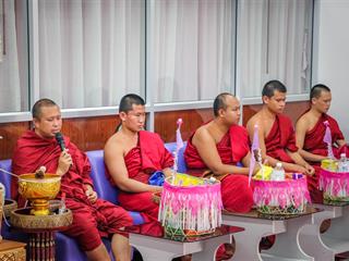 คณะรัฐศาสตร์และสังคมศาสตร์,มหาวิทยาลัยพะเยา,จัดงานทำบุญคณะรัฐศาสตร์และสังคมศาสตร์