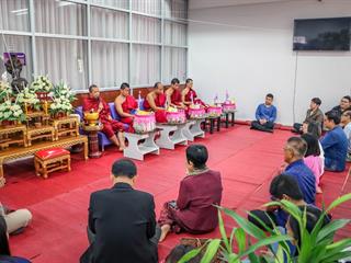 คณะรัฐศาสตร์และสังคมศาสตร์,มหาวิทยาลัยพะเยา,จัดงานทำบุญคณะรัฐศาสตร์และสังคมศาสตร์