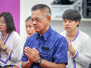 คณะรัฐศาสตร์และสังคมศาสตร์,มหาวิทยาลัยพะเยา,จัดงานทำบุญคณะรัฐศาสตร์และสังคมศาสตร์