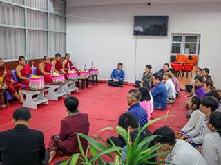 คณะรัฐศาสตร์และสังคมศาสตร์,มหาวิทยาลัยพะเยา,จัดงานทำบุญคณะรัฐศาสตร์และสังคมศาสตร์