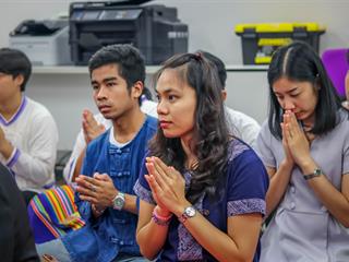 คณะรัฐศาสตร์และสังคมศาสตร์,มหาวิทยาลัยพะเยา,จัดงานทำบุญคณะรัฐศาสตร์และสังคมศาสตร์