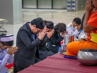 คณะรัฐศาสตร์และสังคมศาสตร์,มหาวิทยาลัยพะเยา,ร่วมพิธีวันพยาบาลแห่งชาติ,และวันทันตสาธารณสุข