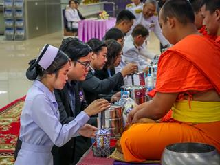 คณะรัฐศาสตร์และสังคมศาสตร์,มหาวิทยาลัยพะเยา,ร่วมพิธีวันพยาบาลแห่งชาติ,และวันทันตสาธารณสุข