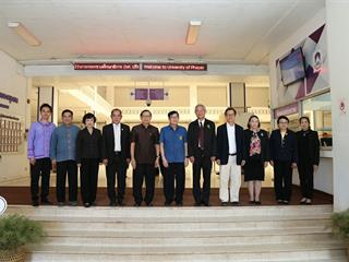ม.พะเยา,ต้อนรับ,การลงพื้นที่ติดตามการดำเนินงานตามนโยบายของรัฐบาล,