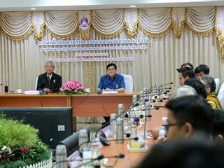 ม.พะเยา,ต้อนรับ,การลงพื้นที่ติดตามการดำเนินงานตามนโยบายของรัฐบาล,
