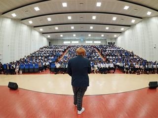 งานพัฒนานิสิต,คณะวิทยาการจัดการและสารสนเทศศาสตร์,มหาวิทยาลัยพะเยา,จัดโครงการปัจฉิมนิเทศนิสิต,พัฒนาศักยภาพนิสิตโดยผู้ประกอบการ,ประจำปีการศึกษา,2561,