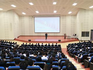งานพัฒนานิสิต,คณะวิทยาการจัดการและสารสนเทศศาสตร์,มหาวิทยาลัยพะเยา,จัดโครงการปัจฉิมนิเทศนิสิต,พัฒนาศักยภาพนิสิตโดยผู้ประกอบการ,ประจำปีการศึกษา,2561,