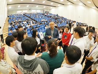 งานพัฒนานิสิต,คณะวิทยาการจัดการและสารสนเทศศาสตร์,มหาวิทยาลัยพะเยา,จัดโครงการปัจฉิมนิเทศนิสิต,พัฒนาศักยภาพนิสิตโดยผู้ประกอบการ,ประจำปีการศึกษา,2561,