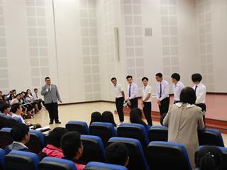 ศูนย์ฝึกประสบการณ์วิชาชีพและสหกิจศึกษา,คณะวิทยาการจัดการและสารสนเทศศาสตร์,มหาวิทยาลัยพะเยา,จัดโครงการปฐมนิเทศนิสิตฝึกงาน,ประจำปีการศึกษา,2561