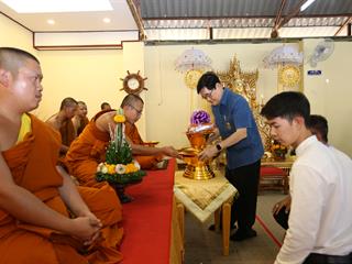 มหาวิทยาลัยพะเยา,ทำบุญถวายผ้ากฐินมหาวิทยาลัยพะเยา,ประจำปี,2561,ณ,วัดบ้านโซ้,จ.พะเยา