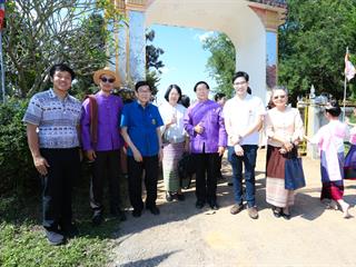 มหาวิทยาลัยพะเยา,ทำบุญถวายผ้ากฐินมหาวิทยาลัยพะเยา,ประจำปี,2561,ณ,วัดบ้านโซ้,จ.พะเยา