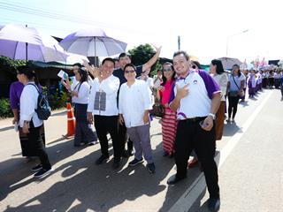 มหาวิทยาลัยพะเยา,ทำบุญถวายผ้ากฐินมหาวิทยาลัยพะเยา,ประจำปี,2561,ณ,วัดบ้านโซ้,จ.พะเยา