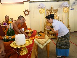 มหาวิทยาลัยพะเยา,ทำบุญถวายผ้ากฐินมหาวิทยาลัยพะเยา,ประจำปี,2561,ณ,วัดบ้านโซ้,จ.พะเยา