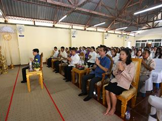 มหาวิทยาลัยพะเยา,ทำบุญถวายผ้ากฐินมหาวิทยาลัยพะเยา,ประจำปี,2561,ณ,วัดบ้านโซ้,จ.พะเยา