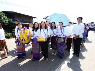 มหาวิทยาลัยพะเยา,ทำบุญถวายผ้ากฐินมหาวิทยาลัยพะเยา,ประจำปี,2561,ณ,วัดบ้านโซ้,จ.พะเยา