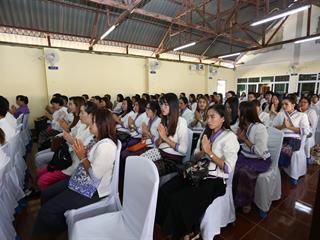 มหาวิทยาลัยพะเยา,ทำบุญถวายผ้ากฐินมหาวิทยาลัยพะเยา,ประจำปี,2561,ณ,วัดบ้านโซ้,จ.พะเยา
