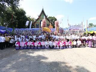 มหาวิทยาลัยพะเยา,ทำบุญถวายผ้ากฐินมหาวิทยาลัยพะเยา,ประจำปี,2561,ณ,วัดบ้านโซ้,จ.พะเยา