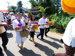 มหาวิทยาลัยพะเยา,ทำบุญถวายผ้ากฐินมหาวิทยาลัยพะเยา,ประจำปี,2561,ณ,วัดบ้านโซ้,จ.พะเยา
