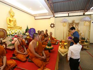 มหาวิทยาลัยพะเยา,ทำบุญถวายผ้ากฐินมหาวิทยาลัยพะเยา,ประจำปี,2561,ณ,วัดบ้านโซ้,จ.พะเยา