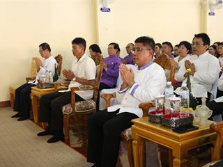 มหาวิทยาลัยพะเยา,ทำบุญถวายผ้ากฐินมหาวิทยาลัยพะเยา,ประจำปี,2561,ณ,วัดบ้านโซ้,จ.พะเยา