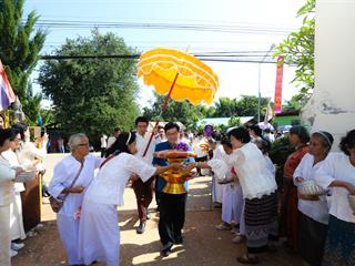 มหาวิทยาลัยพะเยา,ทำบุญถวายผ้ากฐินมหาวิทยาลัยพะเยา,ประจำปี,2561,ณ,วัดบ้านโซ้,จ.พะเยา