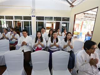 มหาวิทยาลัยพะเยา,ทำบุญถวายผ้ากฐินมหาวิทยาลัยพะเยา,ประจำปี,2561,ณ,วัดบ้านโซ้,จ.พะเยา