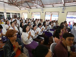 มหาวิทยาลัยพะเยา,ทำบุญถวายผ้ากฐินมหาวิทยาลัยพะเยา,ประจำปี,2561,ณ,วัดบ้านโซ้,จ.พะเยา