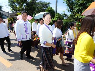 มหาวิทยาลัยพะเยา,ทำบุญถวายผ้ากฐินมหาวิทยาลัยพะเยา,ประจำปี,2561,ณ,วัดบ้านโซ้,จ.พะเยา