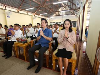 มหาวิทยาลัยพะเยา,ทำบุญถวายผ้ากฐินมหาวิทยาลัยพะเยา,ประจำปี,2561,ณ,วัดบ้านโซ้,จ.พะเยา