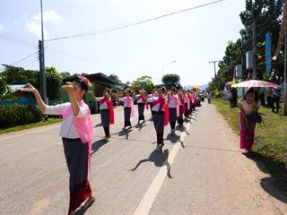 มหาวิทยาลัยพะเยา,ทำบุญถวายผ้ากฐินมหาวิทยาลัยพะเยา,ประจำปี,2561,ณ,วัดบ้านโซ้,จ.พะเยา
