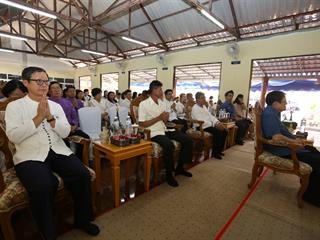 มหาวิทยาลัยพะเยา,ทำบุญถวายผ้ากฐินมหาวิทยาลัยพะเยา,ประจำปี,2561,ณ,วัดบ้านโซ้,จ.พะเยา