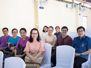 คณะศิลปศาสตร์,ร่วมทำบุญถวายผ้ากฐินมหาวิทยาลัยพะเยา,ประจำปี,2561,ณ,วัดบ้านโซ้,จ.พะเยา