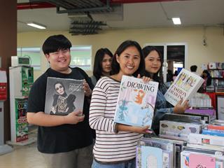 บรรยากาศงานตลาดนัดหนังสือ,(BOOK,FAIR,2018)