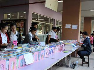 บรรยากาศงานตลาดนัดหนังสือ,(BOOK,FAIR,2018)