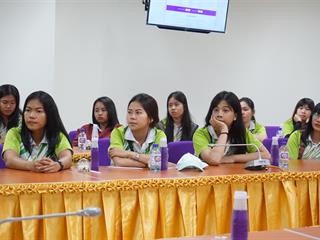 ต้อนรับคณะศึกษาดูงาน,คณาจารย์และนักศึกษา,สาขาวิชาบรรณารักษศาสตร์และสารสนเทศศาสตร์,,คณะมนุษยศาสตร์และสังคมศาสตร์,มหาวิทยาลัยราชภัฏพิบูลสงคราม