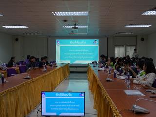 ต้อนรับคณะศึกษาดูงาน,คณาจารย์และนักศึกษา,สาขาวิชาบรรณารักษศาสตร์และสารสนเทศศาสตร์,,คณะมนุษยศาสตร์และสังคมศาสตร์,มหาวิทยาลัยราชภัฏพิบูลสงคราม