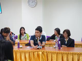 ต้อนรับคณะศึกษาดูงาน,คณาจารย์และนักศึกษา,สาขาวิชาบรรณารักษศาสตร์และสารสนเทศศาสตร์,,คณะมนุษยศาสตร์และสังคมศาสตร์,มหาวิทยาลัยราชภัฏพิบูลสงคราม