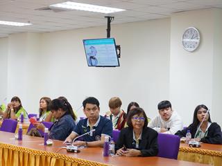 ต้อนรับคณะศึกษาดูงาน,คณาจารย์และนักศึกษา,สาขาวิชาบรรณารักษศาสตร์และสารสนเทศศาสตร์,,คณะมนุษยศาสตร์และสังคมศาสตร์,มหาวิทยาลัยราชภัฏพิบูลสงคราม