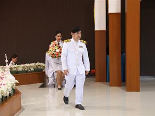 มหาวิทยาลัยพะเยา,วางพานพุ่มดอกไม้สด,เนื่องใน,“วันพระบิดาแห่งฝนหลวง”ประจำปี,2561,น้อมรำลึกในพระมหากรุณาธิคุณของ,พระบาทสมเด็จพระปรมินทรมหาภูมิพลอดุลยเดช,บรมนาถบพิตร,ณ,ศาลาประชาคม,จังหวัดพะเยา