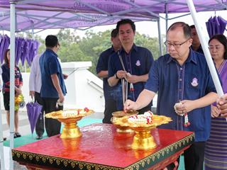 อธิการบดีนำทีมคณะผู้บริหารชุดใหม่,เข้าสักการะสิ่งศักดิ์สิทธิ์ภายในมหาวิทยาลัยพะเยาเพื่อความเป็นสิริมงคล