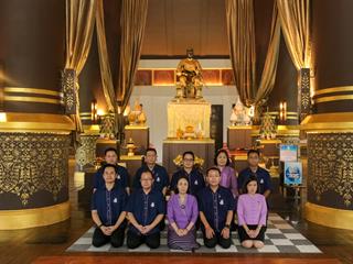 อธิการบดีนำทีมคณะผู้บริหารชุดใหม่,เข้าสักการะสิ่งศักดิ์สิทธิ์ภายในมหาวิทยาลัยพะเยาเพื่อความเป็นสิริมงคล