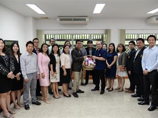 SEEN,เข้ามอบกระเช้าแสดงความยินดีกับอธิการบดีและผู้บริหารชุดใหม่