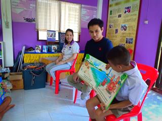 ศูนย์บรรณสารและสื่อการศึกษา,ร่วมกับคณะศิลปศาสตร์,มหาวิทยาลัยพะเยา,,,,,,,,,,,,,,,,,,,,,,,,,,,,,,,ลงพื้นที่ดำเนินโครงการ,“ปันรักห้องสมุดเพื่อการเรียนรู้,ปี,4”,,ณ,โรงเรียนตำรวจตระเวนชายแดนเบ็ตตี้ดูเมน,อำเภอปง,จังหวัดพะเยา