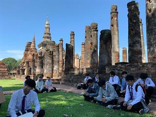 คณะสถาปัตยกรรมศาสตร์และศิลปกรรมศาสตร์,มหาวิทยาลัยพะเยา,จัดโครงการการทัศนศึกษาสถาปัตยกรรม,ณ,จังหวัดพิษณุโลก,กำแพงเพชร,สุโขทัย,ลำปางและเชียงใหม่,