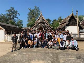 คณะสถาปัตยกรรมศาสตร์และศิลปกรรมศาสตร์,มหาวิทยาลัยพะเยา,จัดโครงการการทัศนศึกษาสถาปัตยกรรม,ณ,จังหวัดพิษณุโลก,กำแพงเพชร,สุโขทัย,ลำปางและเชียงใหม่,
